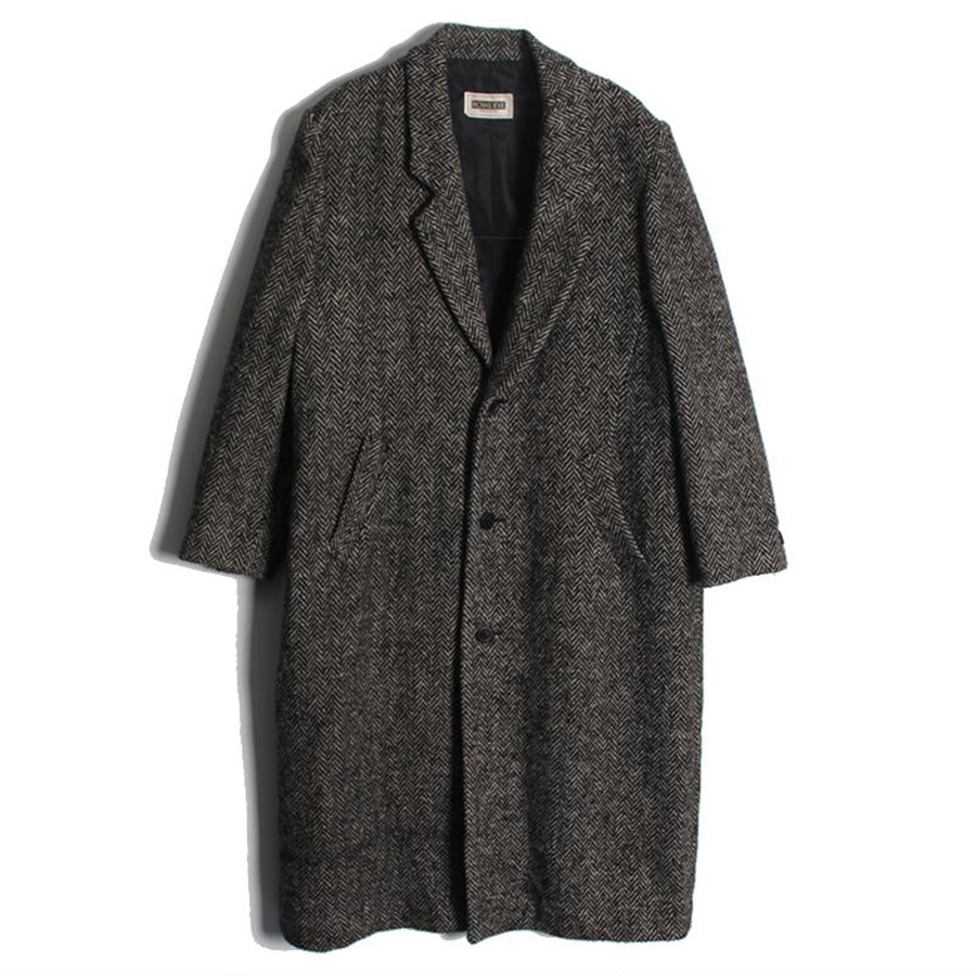 wool herringbone coat - 오리엔트 드레스